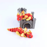Fantasy Castle Toy - Mini Fidget Animal & Dragon Home Gift