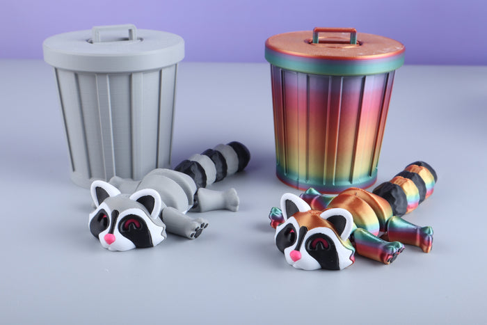 3D Printed Raccoon - Trash Can