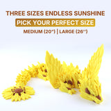 Sunflower Winged Dragon Fidget Toy