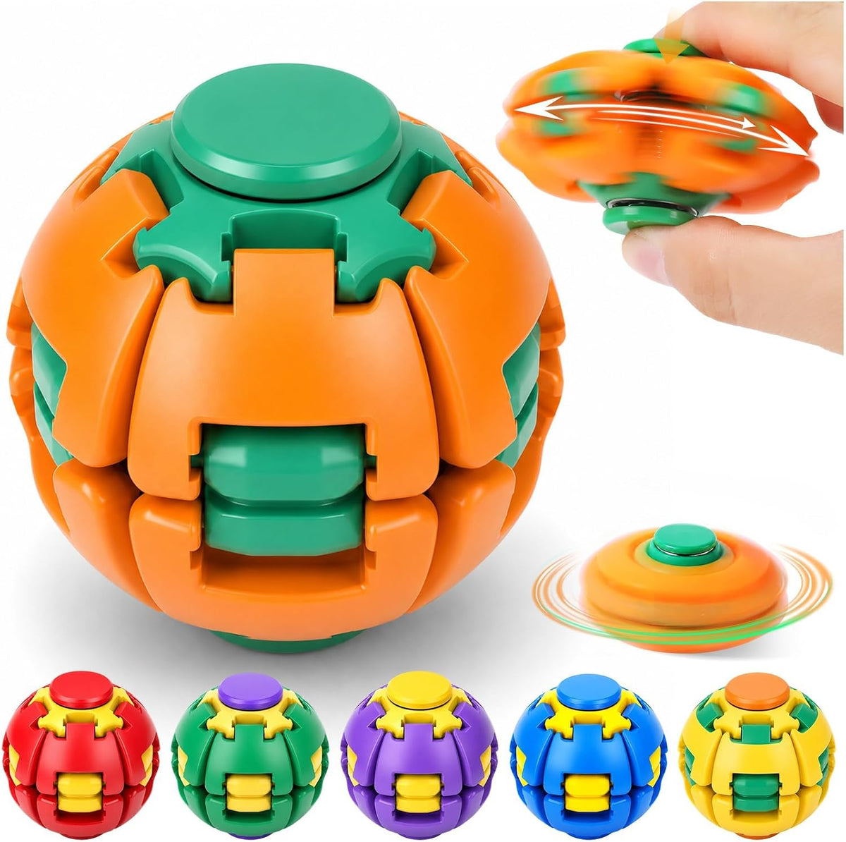 Press & Spin Fidget Ball